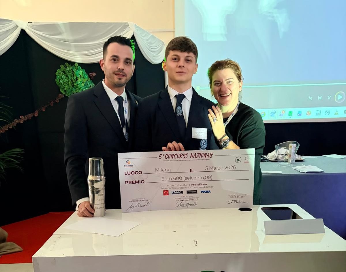 Studente di Riccione quarto al concorso nazionale di bartender - 