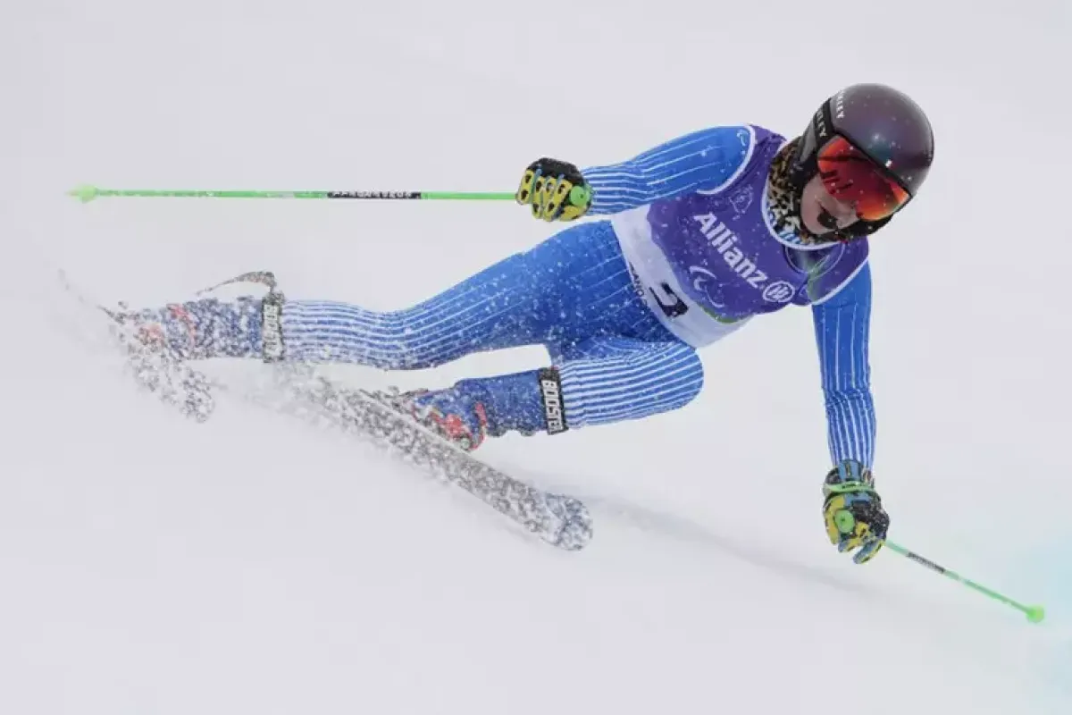 Mazzel d’argento in gigante: quarta medaglia alle Paralimpiadi - Mazzel argento nello slalom gigante © Ansa