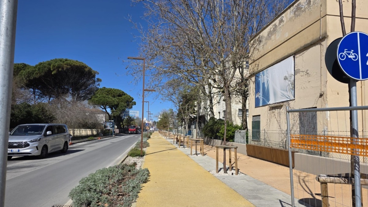 Nuovo Lungomare del Sole di Riccione: sarà in parte pronto per la stagione estiva - Cantiere lungomare del sole di Riccione