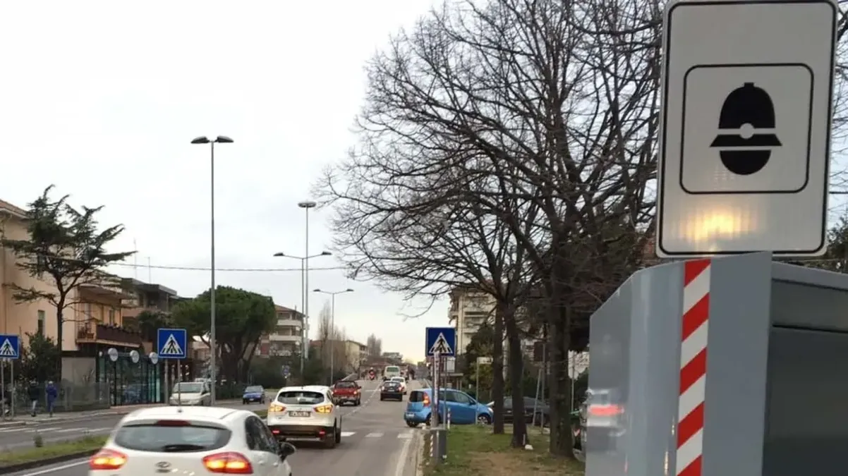 Rimini, multa presa con autovelox di via Settembrini annullata dal giudice di pace - Autovelox via Settembrini