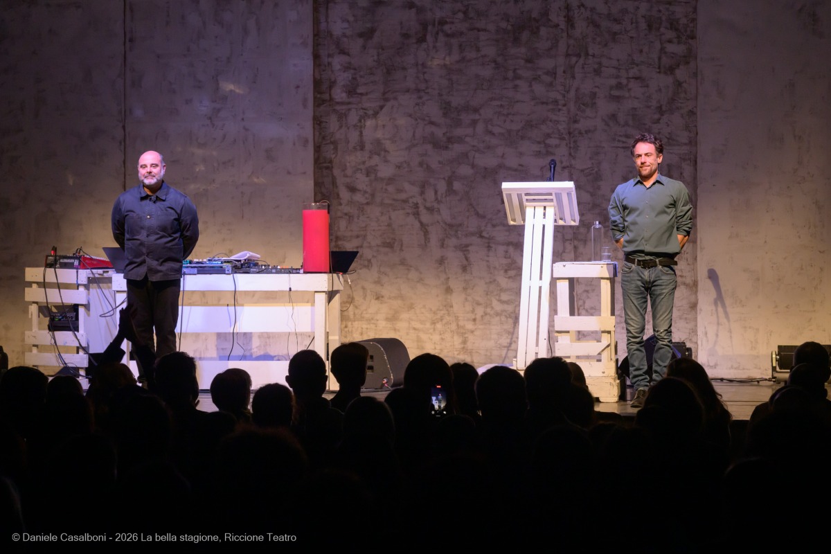 Applausi a scena aperta per Elio Germano e Teho Teardo a Riccione - Ph Casalboni