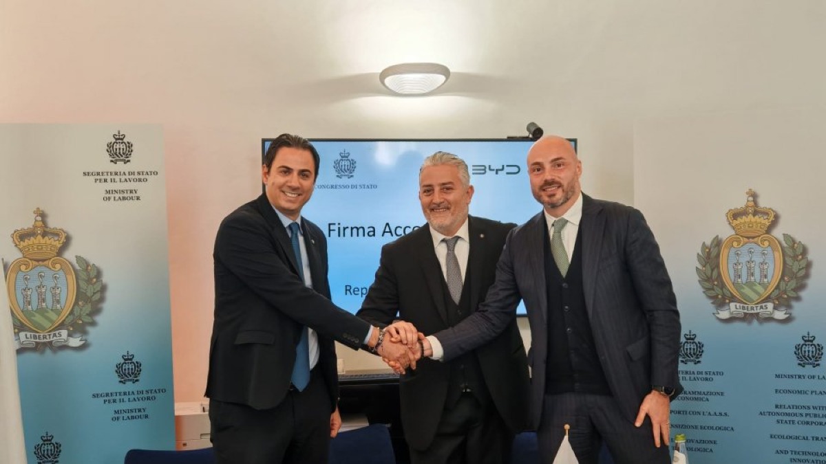 BYD–San Marino, accordo strategico per energia e mobilità del futuro - 