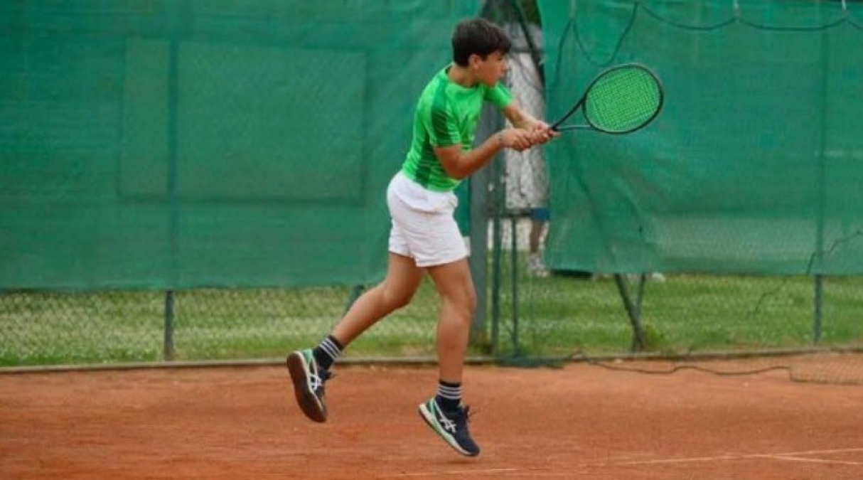 Partito l'Open di Primavera al Tennis Club Riccione  - Pietro Tombari in azione