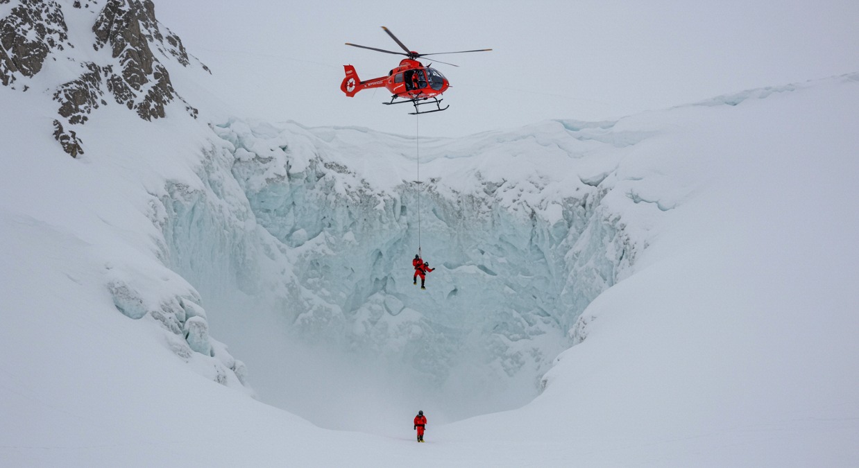 Valanga in Austria, muore sciatore italiano di 41 anni - Immagine generata con IA