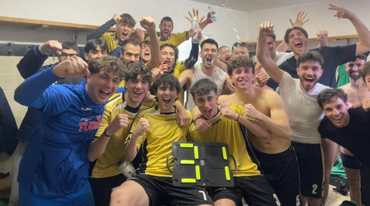 Calcio Prima, il Sant'Ermete si rialza dopo quattro ko (3-1) - Il Sant'Ermete in festa a fine partita