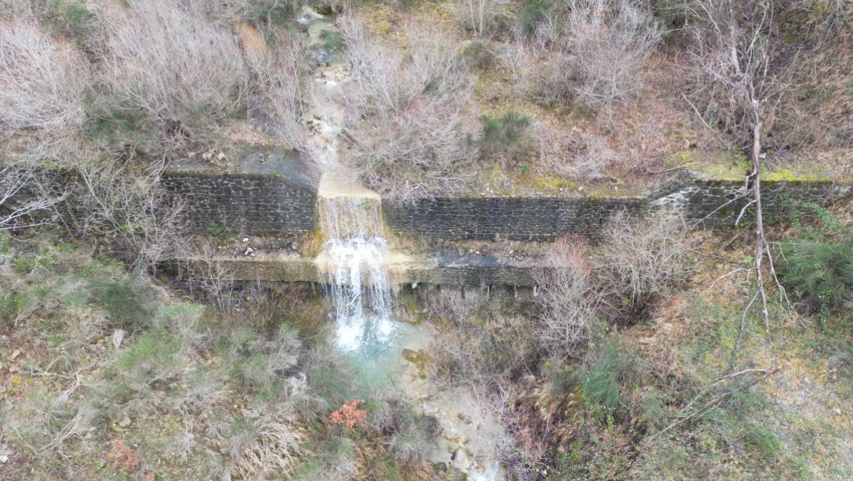 Rischio frane a Casteldelci, la Regione interviene: lavori per quasi 1 milione di euro - Briglia a Schigno (Casteldelci)