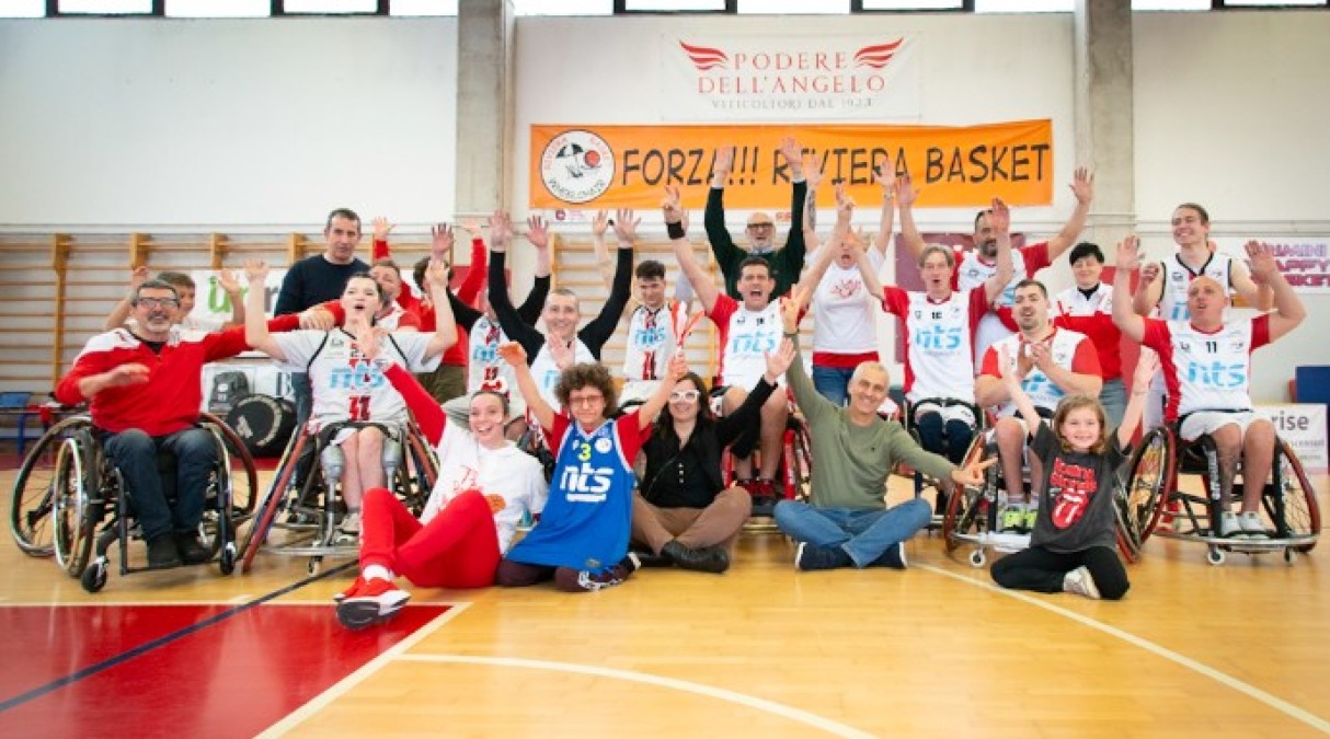 Basket B in carrozzina, NTS batte anche Sassari (68-60) - NTS in festa per i playoff