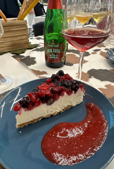 Foto Cheesecake e Birra Kriek Cuvee Renè
