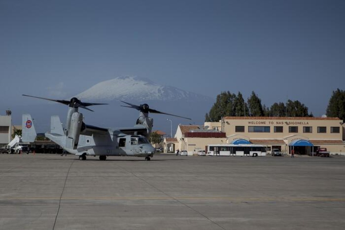 Tensioni Italia-USA: negata la base di Sigonella, Trump e Rubio minacciano la NATO - La base militare di Sigonella © Ansa