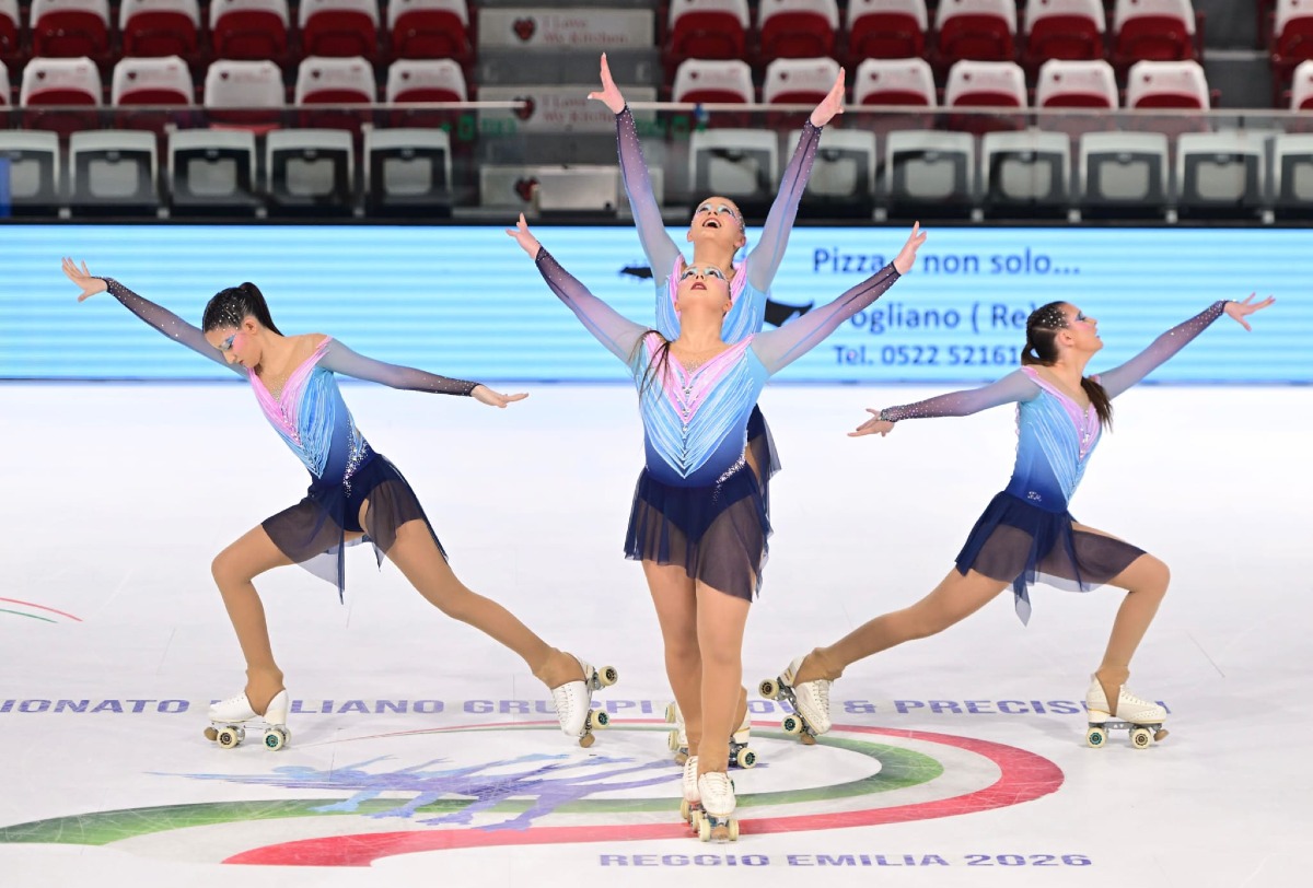 Pattinaggio artistico, buoni piazzamenti per la Sport Life Rimini ai campionati italiani - Il Quartetto divisione nazionale