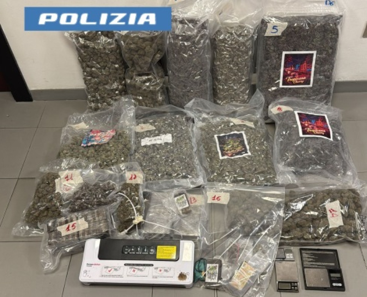 Sequestrati 16 kg di cannabis nel centro di Rimini: 35enne nei guai - 