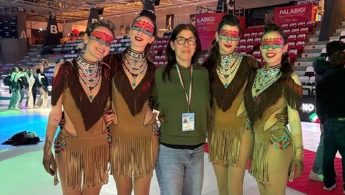 Pattinaggio artistico Riccione in top 10 ai campionati italiani di Reggio Emilia - 