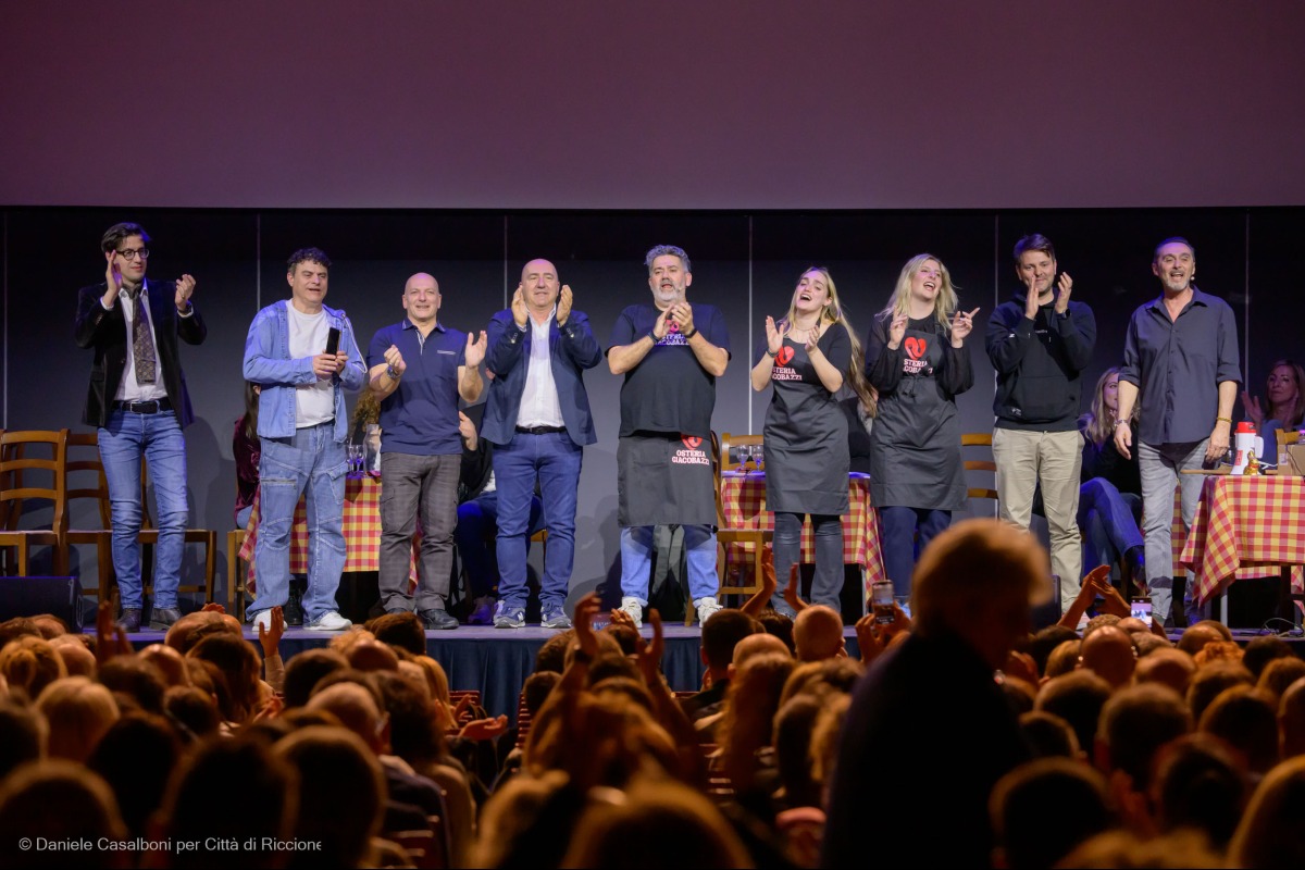 “Osteria Giacobazzi” travolge il pubblico a Riccione - Ph Casalboni