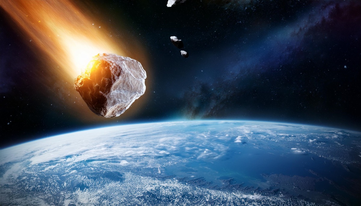 Asteroide 2023 DZ2 sfiora la Terra: passaggio ravvicinato nella notte del 4 aprile - Immagine creata con IA