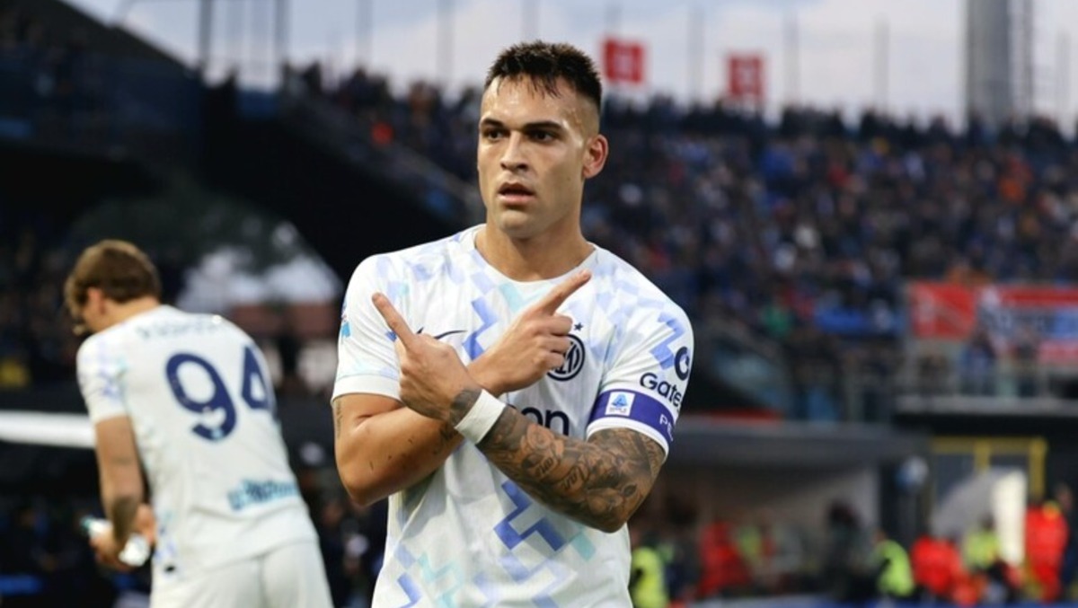 Tegola Inter: Lautaro è di nuovo ko, salta la sfida con il Como - Lautaro Martinez (foto Ansa)