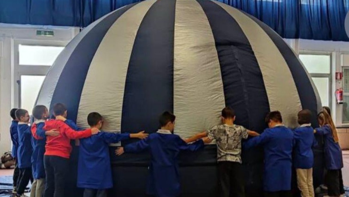 Perticara prima a portare in classe il cinema sferico: un nuovo modo di imparare - 