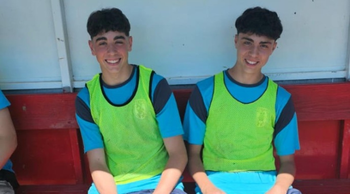 Calcio giovanile, Misano: hurrà per Allievi regionali e Giovanissimi provinciali - Da sx: Diana Federico ed Alessandro