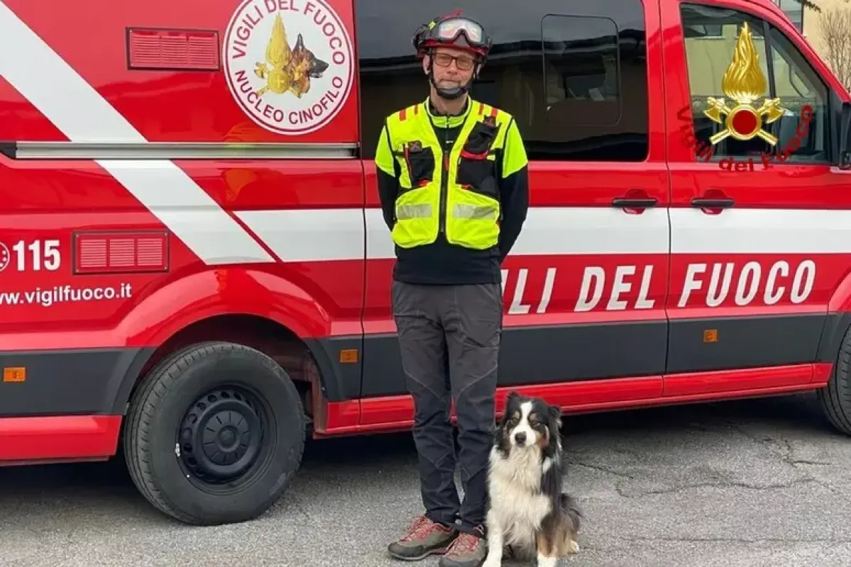 Lamù, il cane‑eroe del ponte Morandi va in pensione - 