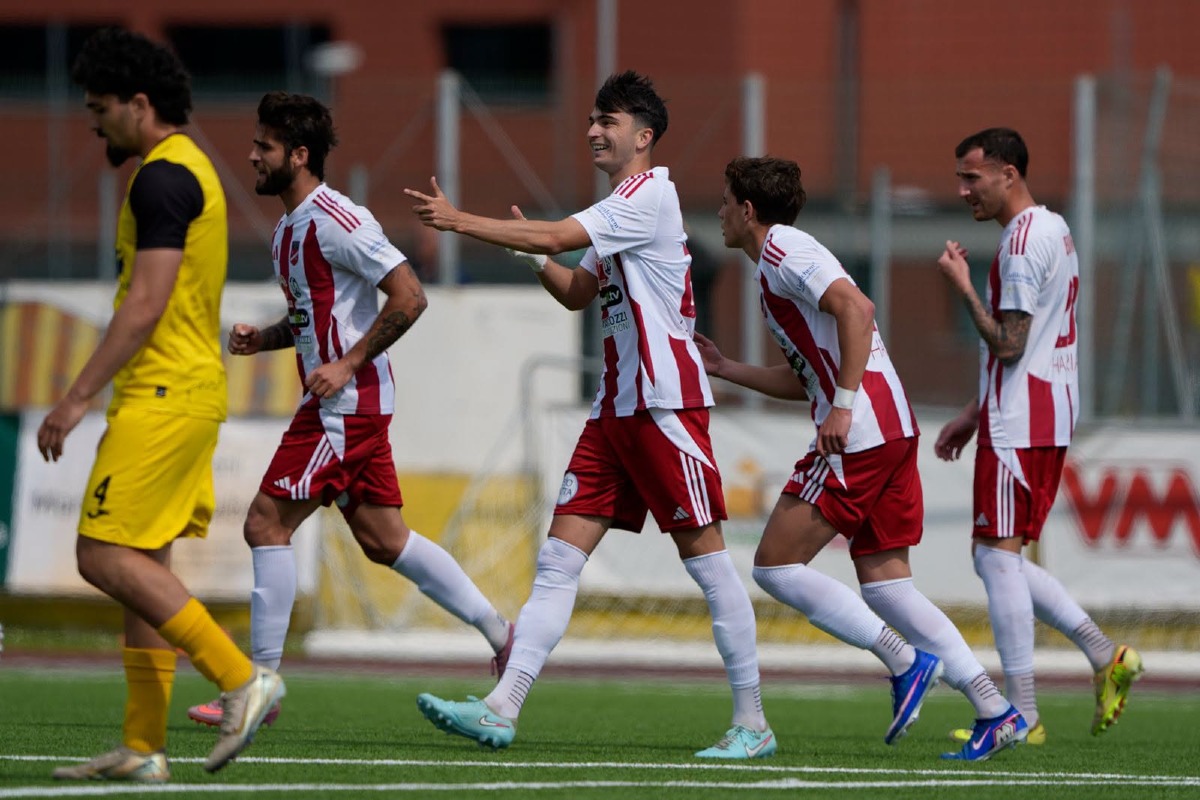 Il Teramo non perdona: 3-1 al San Marino, gara decisa in poco più di mezz'ora - PH Danilo Di Giovanni Photojournalist