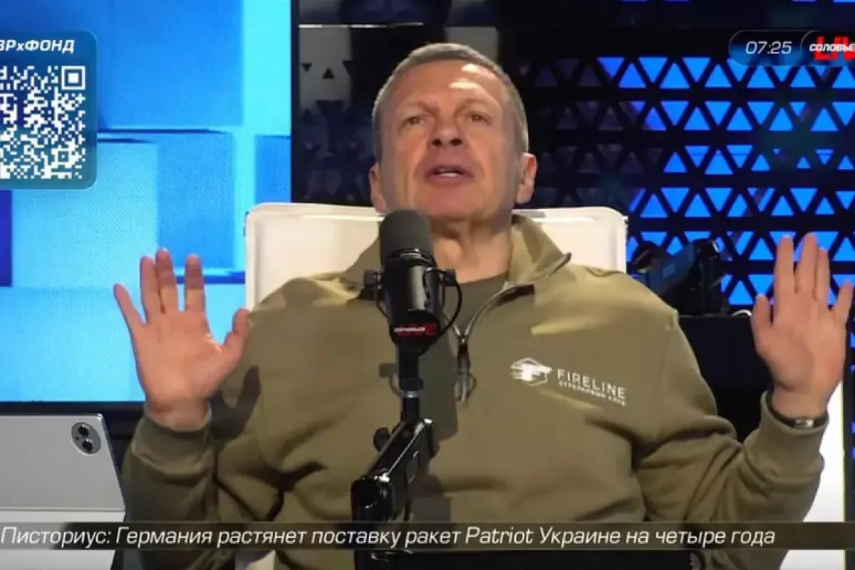 Caso Solovyov, Roma convoca l’ambasciatore russo - Il conduttore russo Solovyov insulta Meloni © Ansa