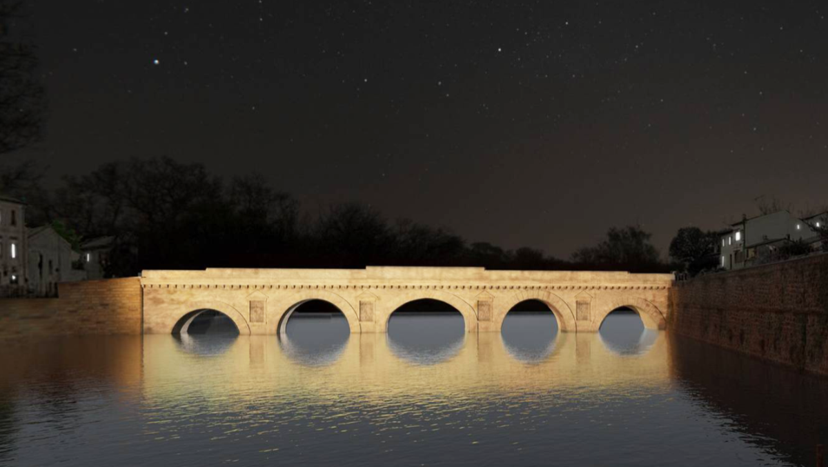 Rimini, al via il restauro del Ponte di Tiberio: ci sarà anche nuovo impianto di illuminazione - Ponte di Tiberio di Rimini