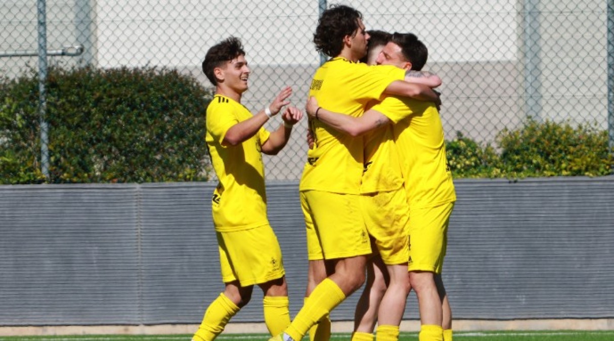 Calcio RSM, La Fiorita chiude al quarto posto - La Fiorita esulta (foto Fsgc/Novelli)