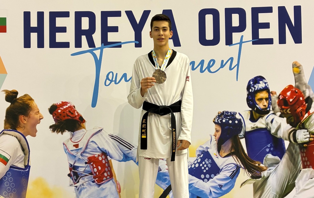 Taekwondo; argento internazionale per Andreas Miserendino al Hereya Open in Bulgaria - 