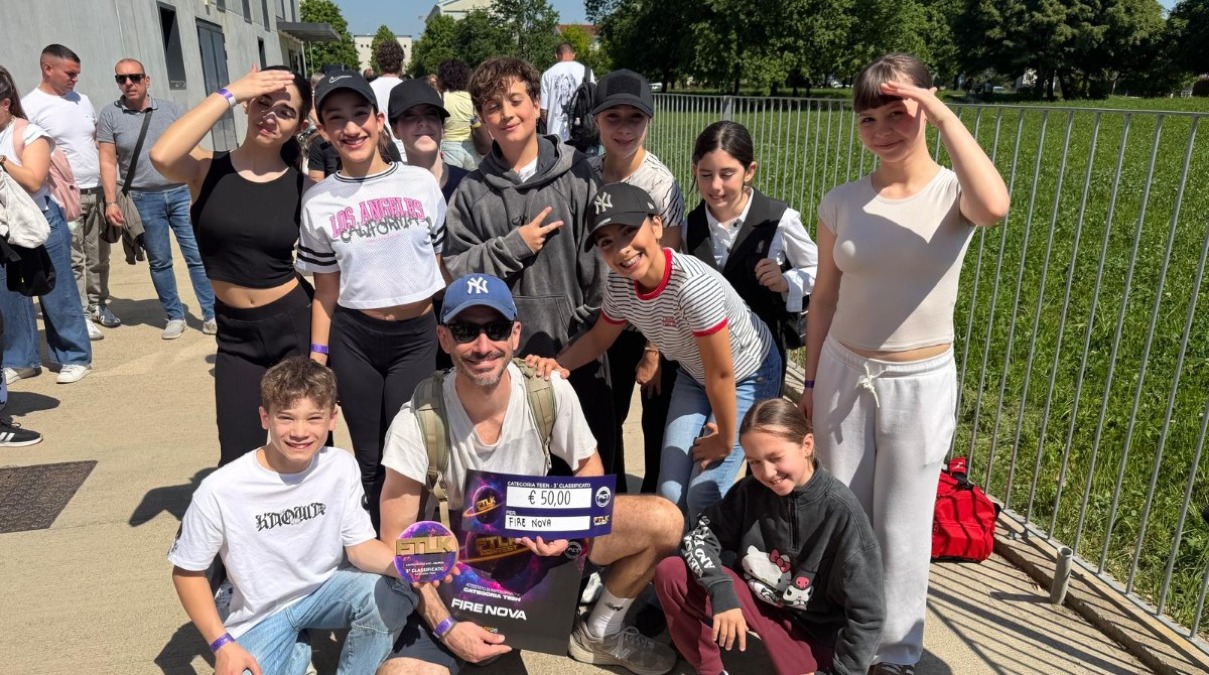 La crew Fire Nova sul podio al Ftlk contest con il suo hip hop  - 