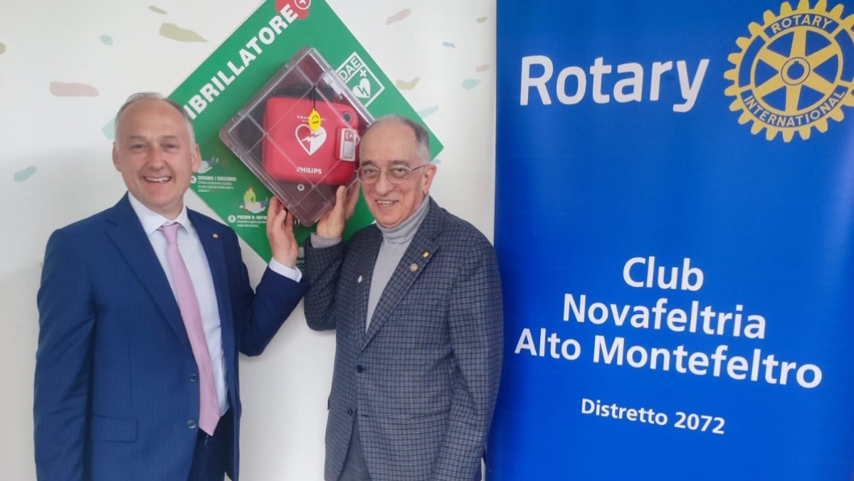 A Casteldelci un nuovo defibrillatore grazie al Rotary Club - 