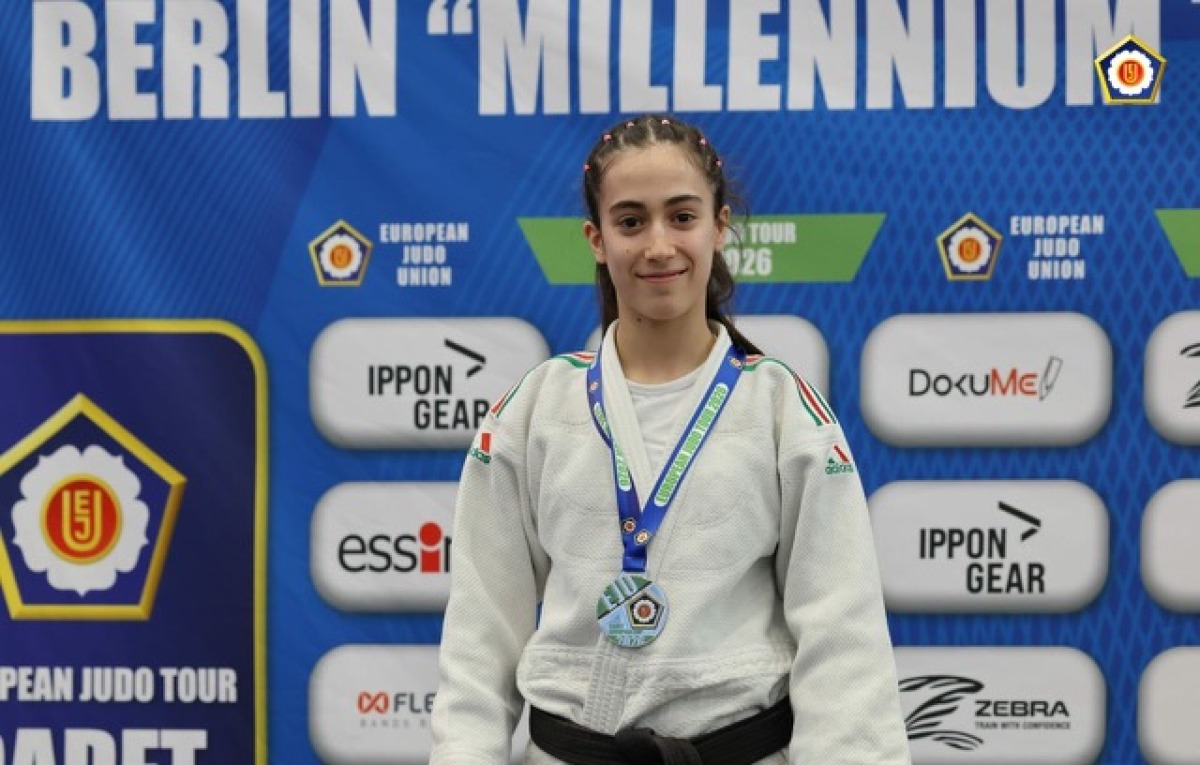 Sofia Longo d’argento a Berlino, la Judoka Riccionese brilla anche nel vivaio - 