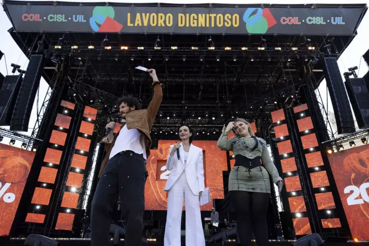 Primo Maggio a Roma: Arisa apre il Concertone con Dalla, BigMama avverte sui contratti pirata - © Ansa