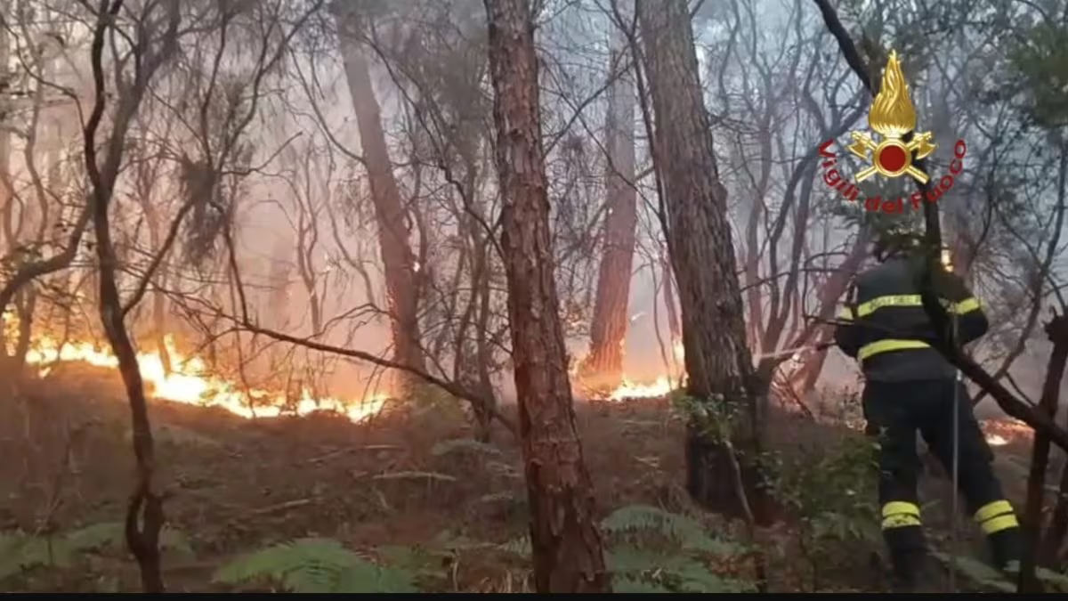Incendio sul Monte Faeta in Toscana, rogo sotto controllo al 70% - 