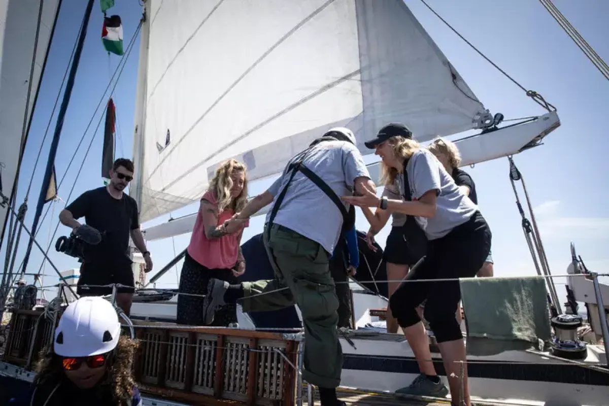 Flotilla fermata, tensione anche a Rimini: presidio per la skipper Fabbri - © Ansa