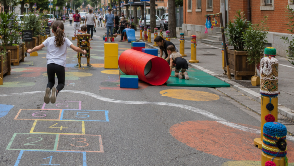 Rimini, tre strade vicine alle scuole si trasformano in spazi di gioco e festa  - 