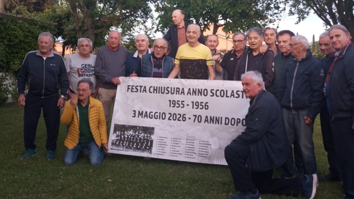 Bellaria Igea Marina, ex alunni si ritrovano: Réunion per la terza elementare 1955-56 - 
