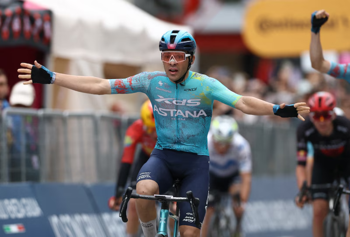 Giro d'Italia, Pellizzari beffato nel finale: tappa e maglia rosa all'uruguaiano Silva - Guillermo Thomas Silva PH REUTERS