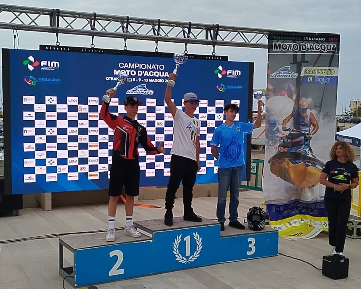Moto d’Acqua, il Team Sammarinese brilla a Otranto: Raggini sul podio, Tonelli sfiora il terzo posto - 
