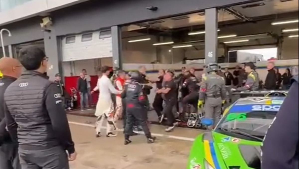 Tensione alle stelle al GT Endurance di Misano: volano le mani nei box - 