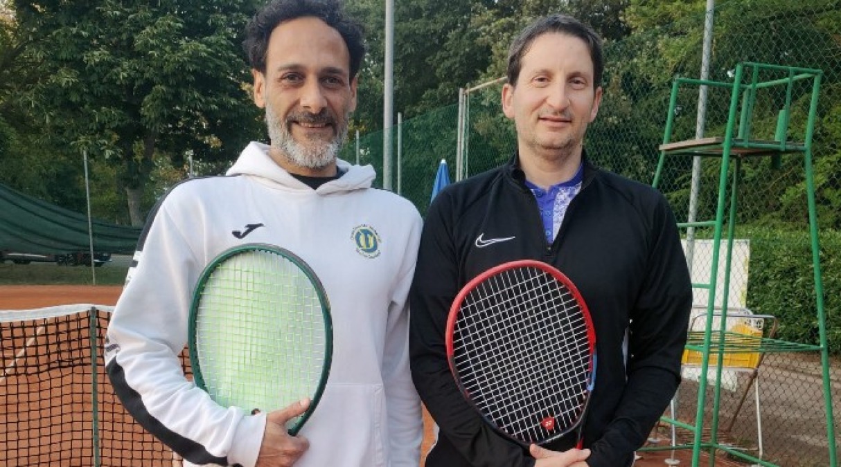 Tennis, trofeo del Gelso: ai quartiCasadei, Oliva e Mastromattei - Da sinistra Giannandrea e Mastromattei
