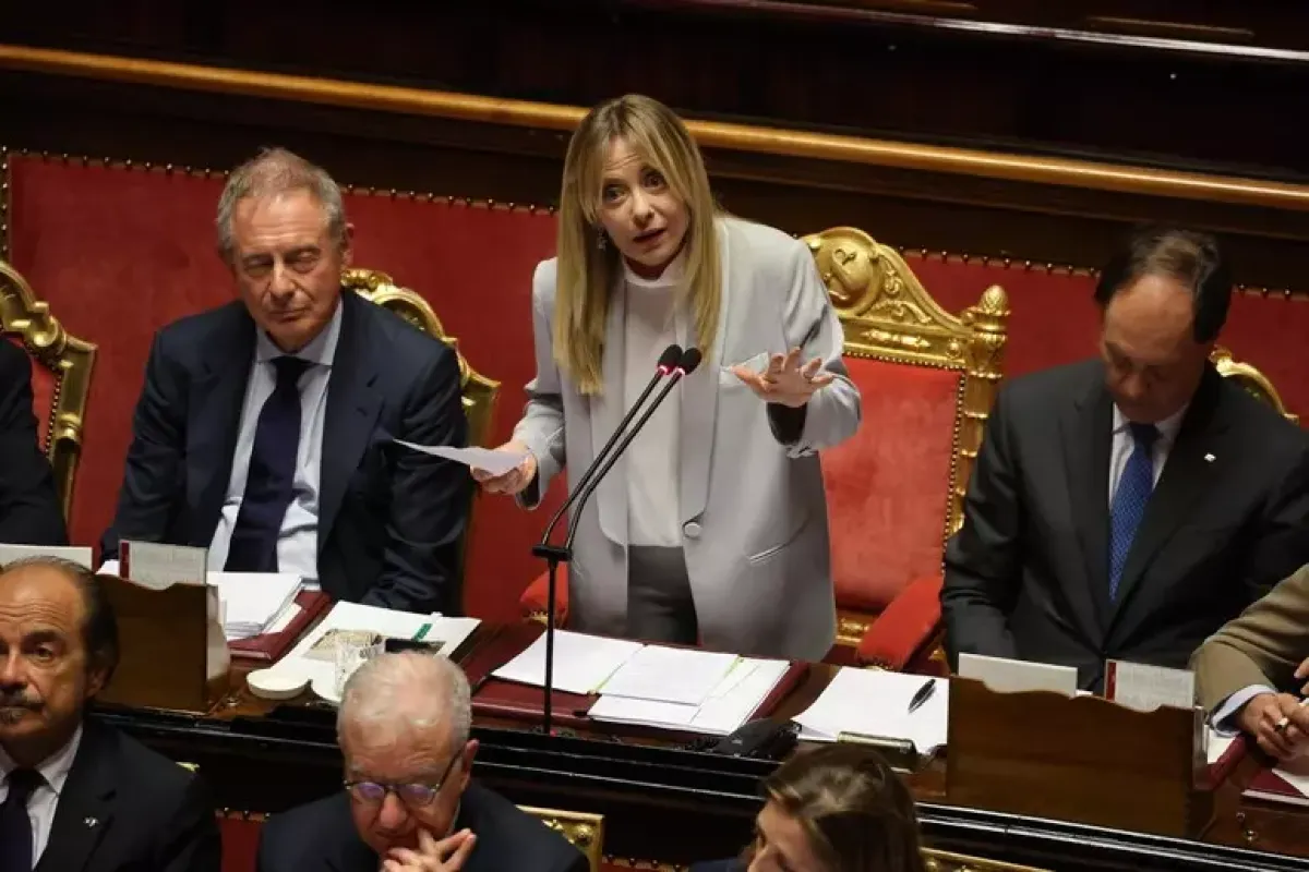 Meloni al Senato: “Dialogo con chi vuole il bene dell’Italia”. Acceso scontro con Renzi - © Ansa