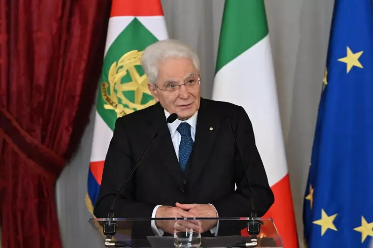 Mattarella al Foro Italico per la finale degli Internazionali - © Ansa