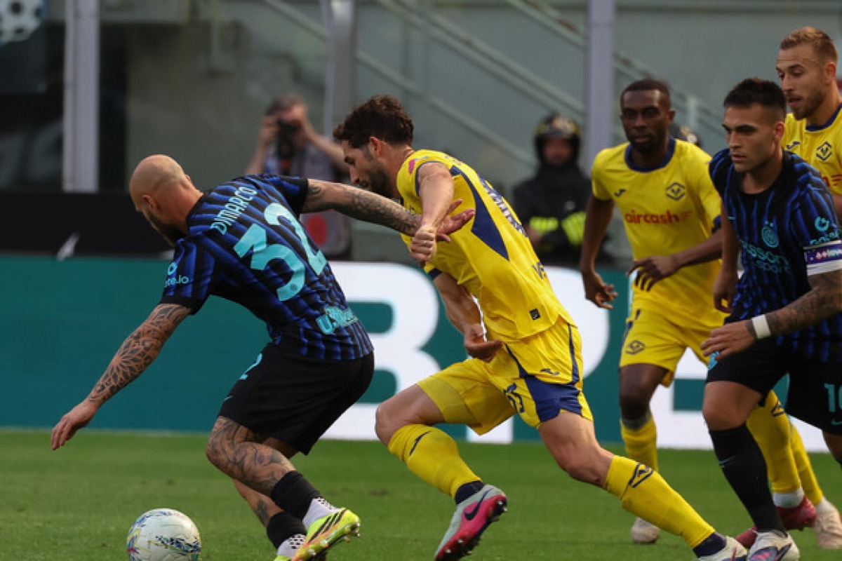 Inter, festa Scudetto a San Siro: 1-1 col Verona e poi il via alle celebrazioni - © Ansa