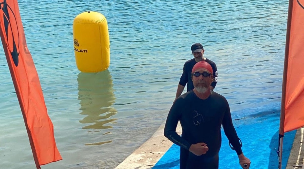 Cristian Lucarelli al Lago di Bandie: una sfida oltre il cronometro tra freddo e fatica - 