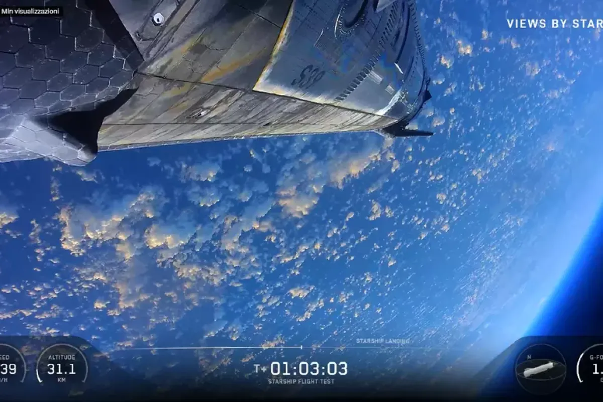 Starship V3, successo per il nuovo test di volo: Musk punta a Luna e Marte - 
