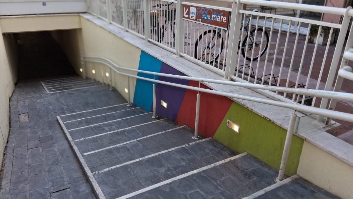 Addio degrado, nuova illuminazione e più sicurezza per i sottopassi della zona centro-sud di Rimini - 