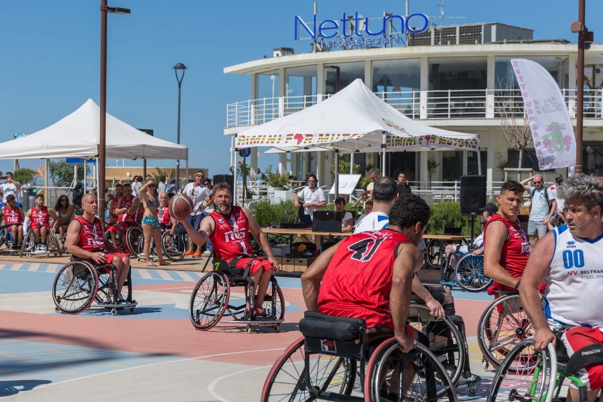 Basket in carrozzina, sabato torneo Riviera di Rimini 2026 - 