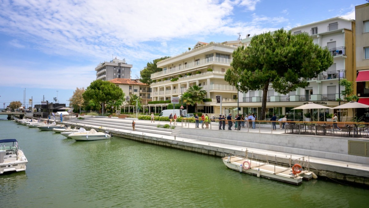 Riccione, il porto canale è rinato: completati i lavori su viale Parini e viale Bellini - Daniele Casalboni