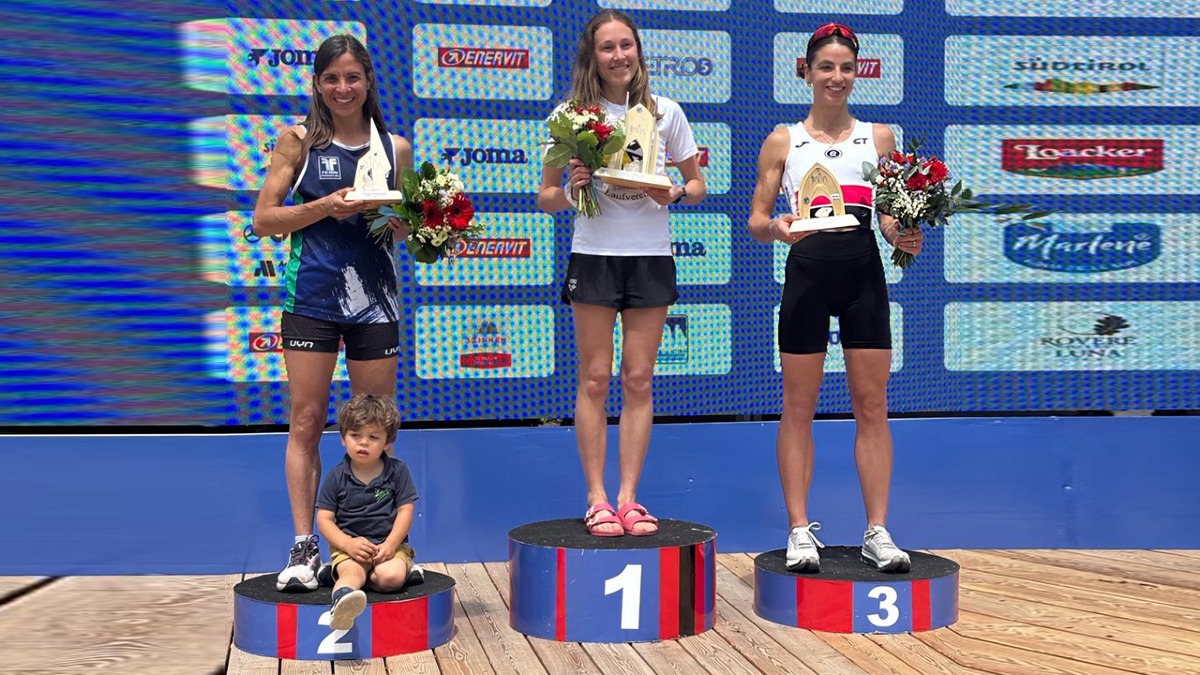Sara Ceccolini sul podio alla Cortina-Dobbiaco Run: la riminese chiude terza tra le donne - Il podio femminile