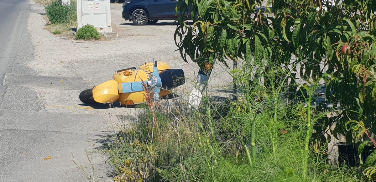 incidente scooter