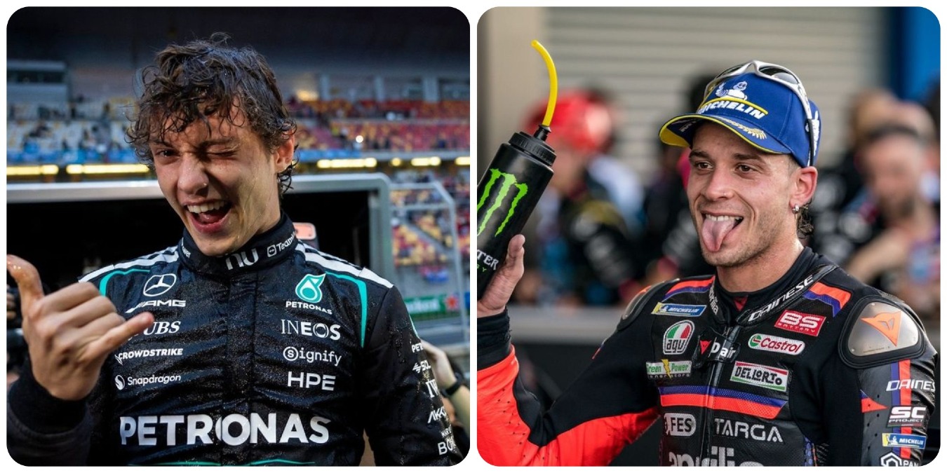 Weekend con F1 e Motogp: subito Kimi Antonelli e Marco Bezzecchi show nelle libere - 